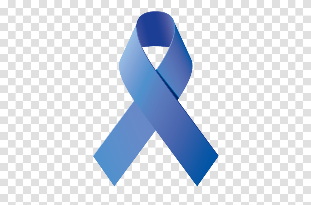 Download Blue Ribbon Cancer De Prostata Lazo Image Colon Cancer Ribbon, Clothing, Tie, Accessories, Pants Transparent Png