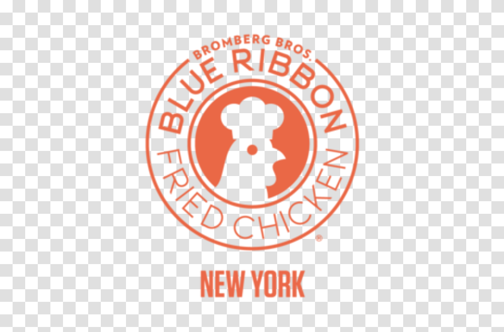 Download Blue Ribbon Fried Chicken Blue Ribbon Fried Chicken Logo, Symbol, Trademark, Rug, Badge Transparent Png