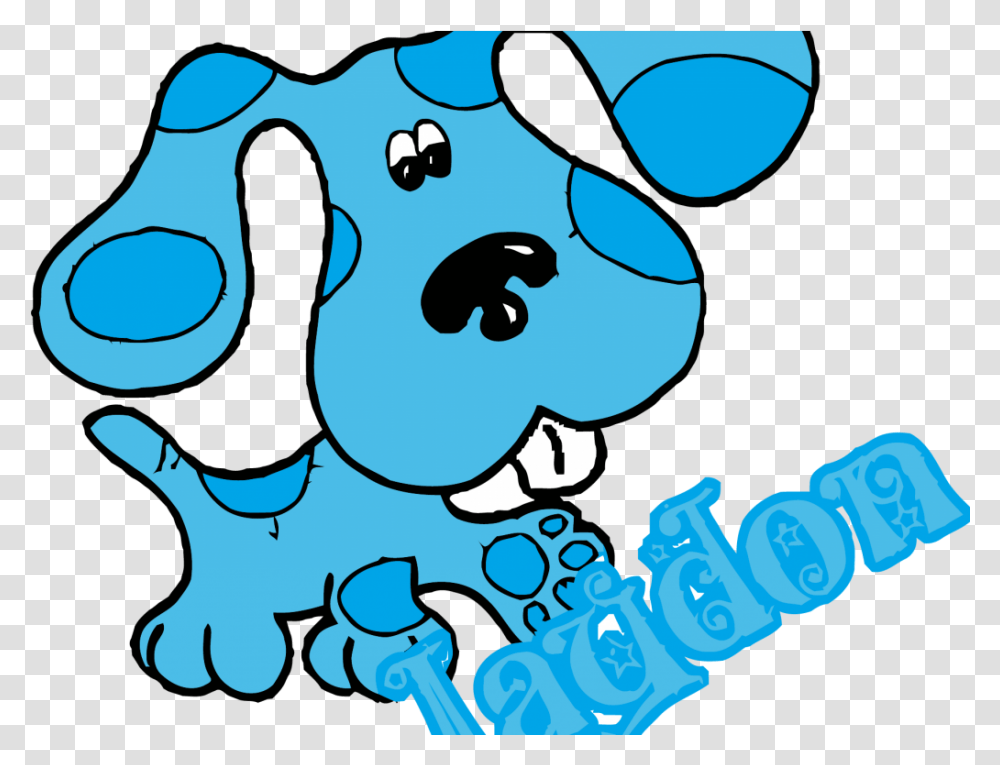 Download Blue S Clues Theme Clip Art Others Blues Clues Blues Clues Coloring Pages, Graphics, Text, Mammal, Animal Transparent Png