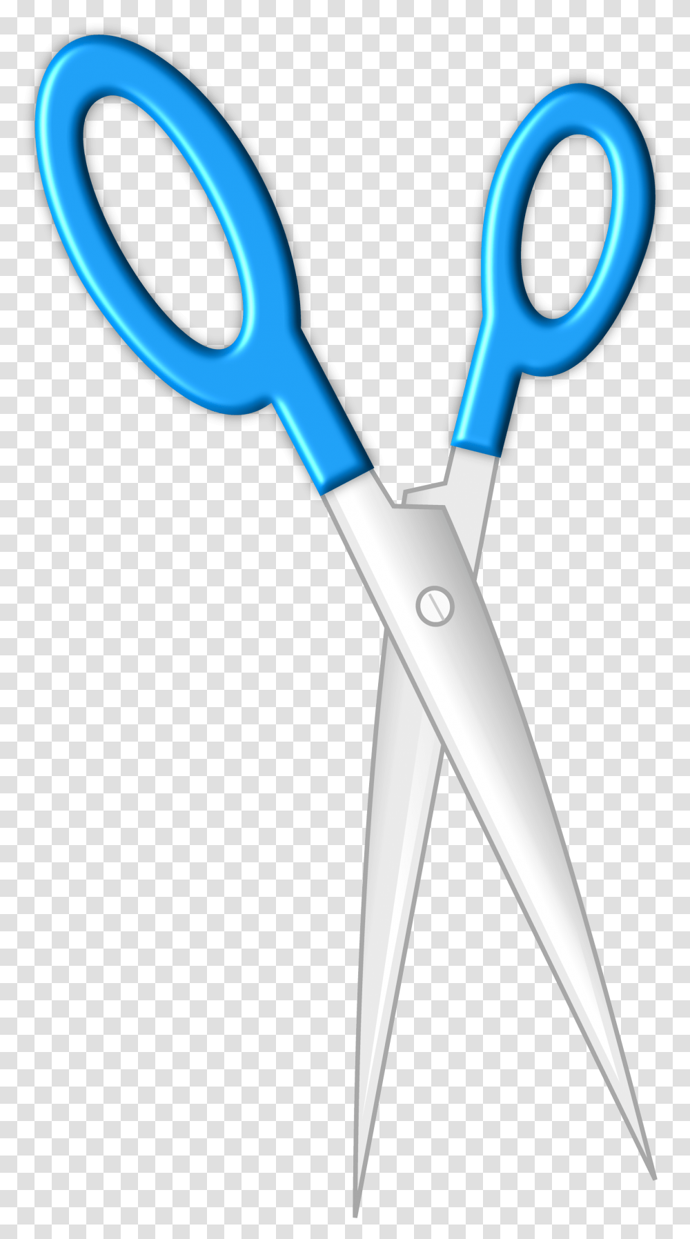 Download Blue Scissor Blue Scissors, Weapon, Weaponry, Blade, Shears Transparent Png