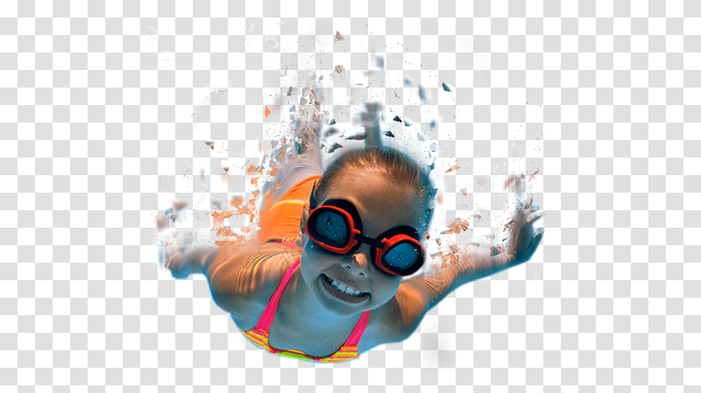 Download Blue Swim School Academy Child Yzme, Goggles, Accessories, Accessory, Sunglasses Transparent Png