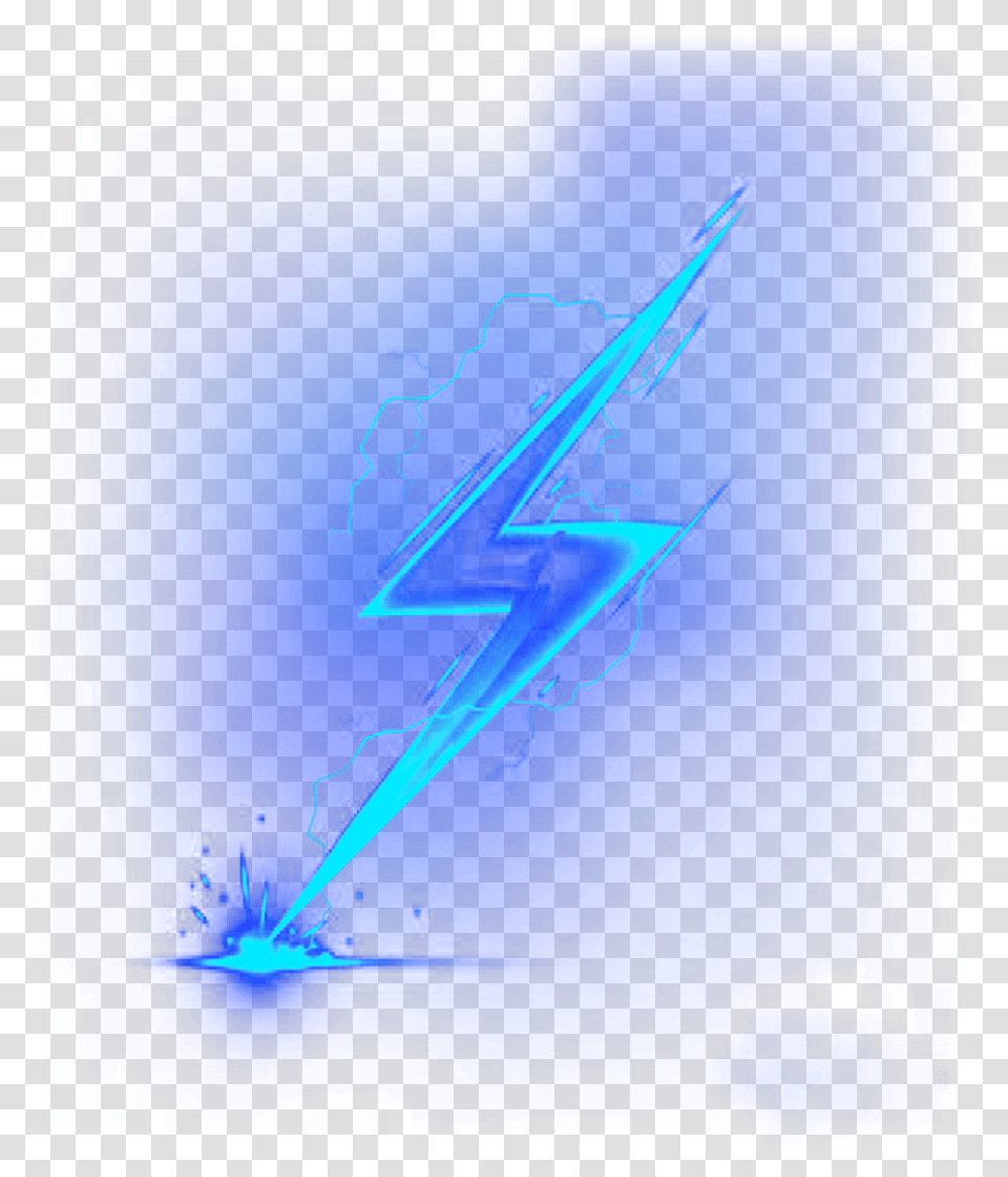 Download Blue Wallpaper Cartoon Lightning Hq, Neon Transparent Png