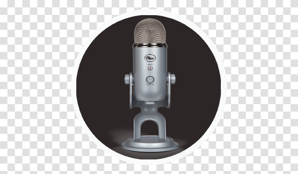 Download Blue Yeti Mic Sample Rate Micro, Electrical Device, Microphone, Mixer, Appliance Transparent Png