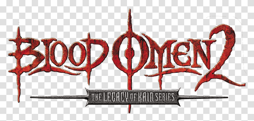 Download Bo2 Legacy Of Kain Blood Omen 2 Logo, Word, Alphabet, Text, Symbol Transparent Png