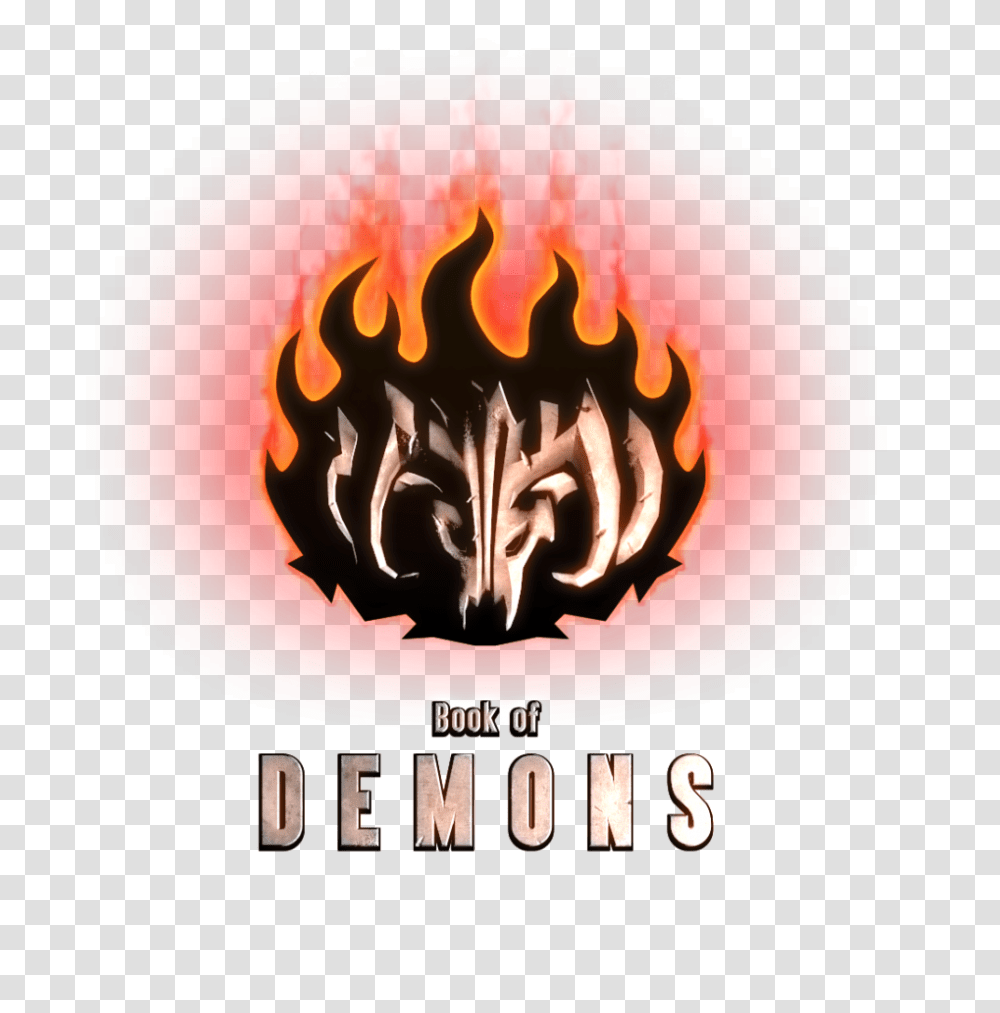 Download Book Of Demons Logo Hd Book Of Demons Logo, Poster, Advertisement, Symbol, Trademark Transparent Png