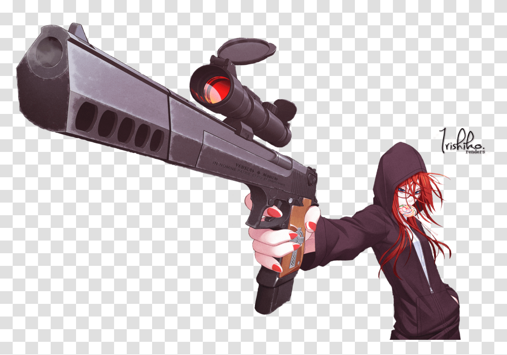 Download Book Of Life Art Girl Anime Girls Guns Hand With Gun, Weapon, Weaponry, Person, Human Transparent Png