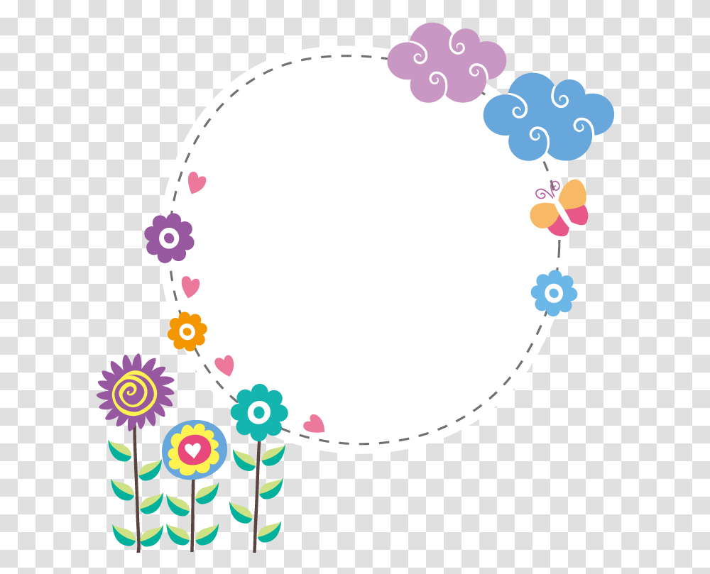 Download Border Vector Clouds Hq Image Free Clipart Circle, Accessories, Accessory, Balloon, Jewelry Transparent Png