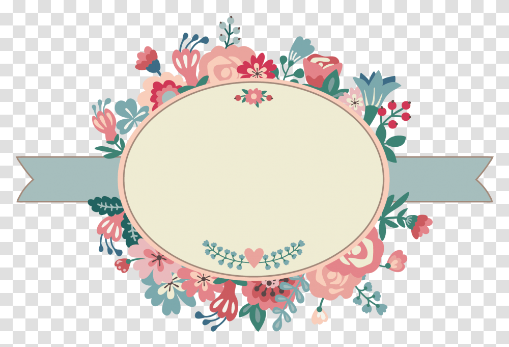 Download Border Wedding Creative Watercolor Invitation Wedding Flower Border Design, Floral Design, Pattern, Graphics, Art Transparent Png