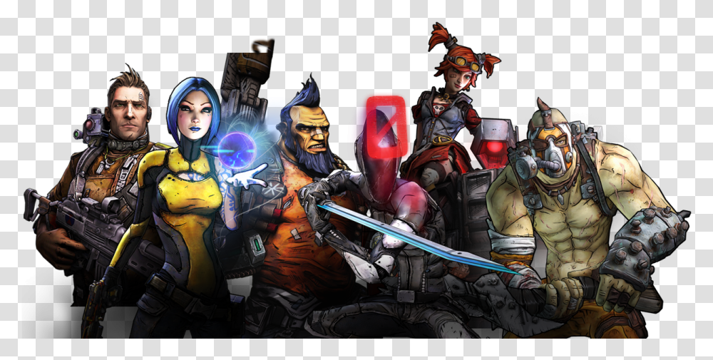 Download Borderlands 2 Drinking Game Borderlands 2 All Classes, Person, Human, Costume, Helmet Transparent Png