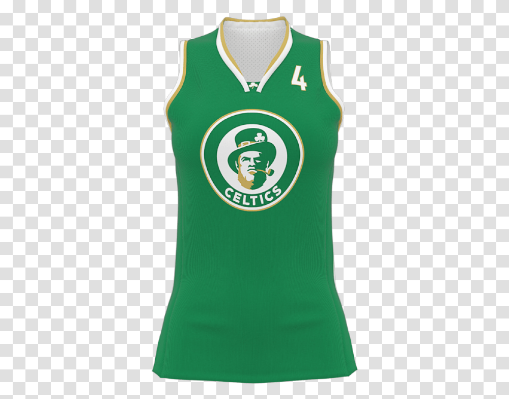 Download Boston Celtics Image With Active Tank, Pillow, Cushion, Clothing, Logo Transparent Png