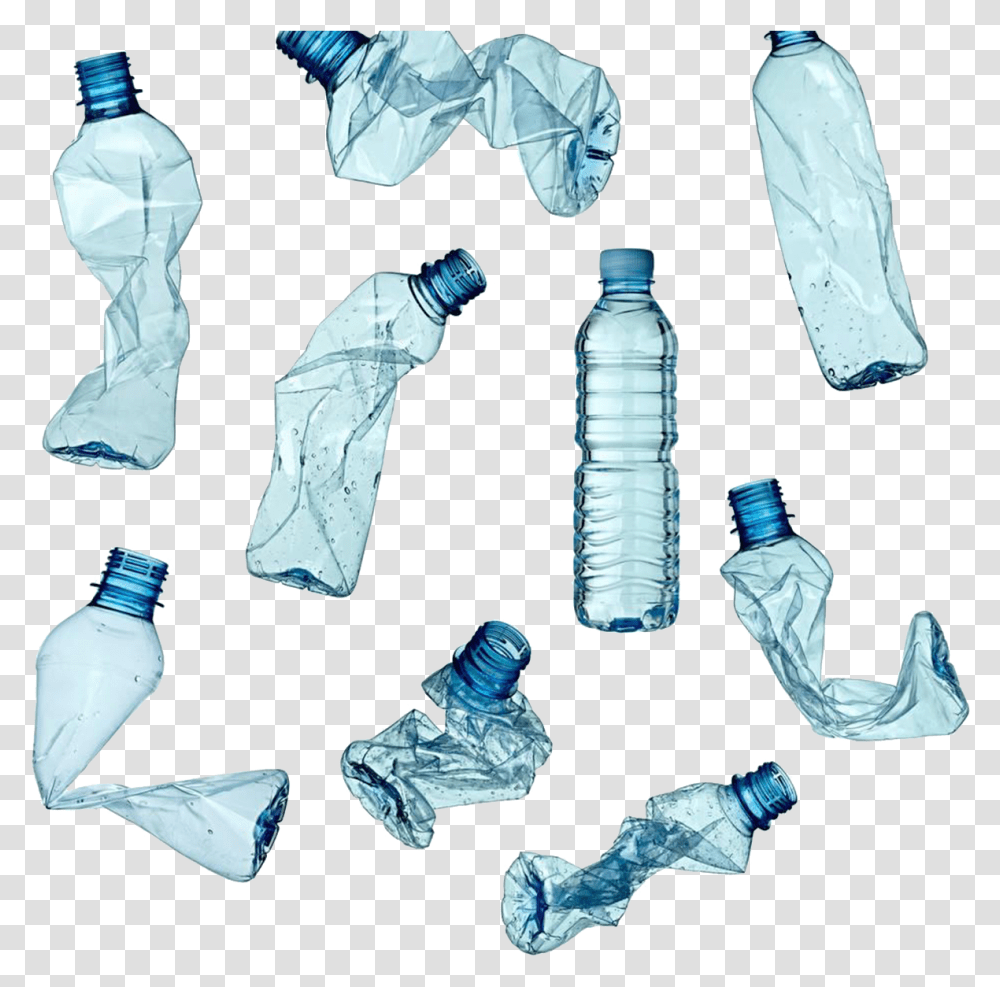 Download Bottles Recycling Plastic Recycled Bottle Waste Hq Plastic Bottles, Water Bottle, Mineral Water, Beverage, Drink Transparent Png