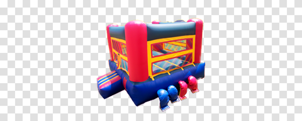 Download Bouncers Kingdom Boxing Bounce House Boxing Ring, Inflatable, Toy Transparent Png