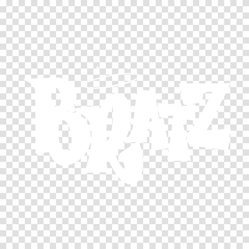 Download Bratz 01 Logo Black And White Bratz Logo, Text, Alphabet, Symbol, Word Transparent Png