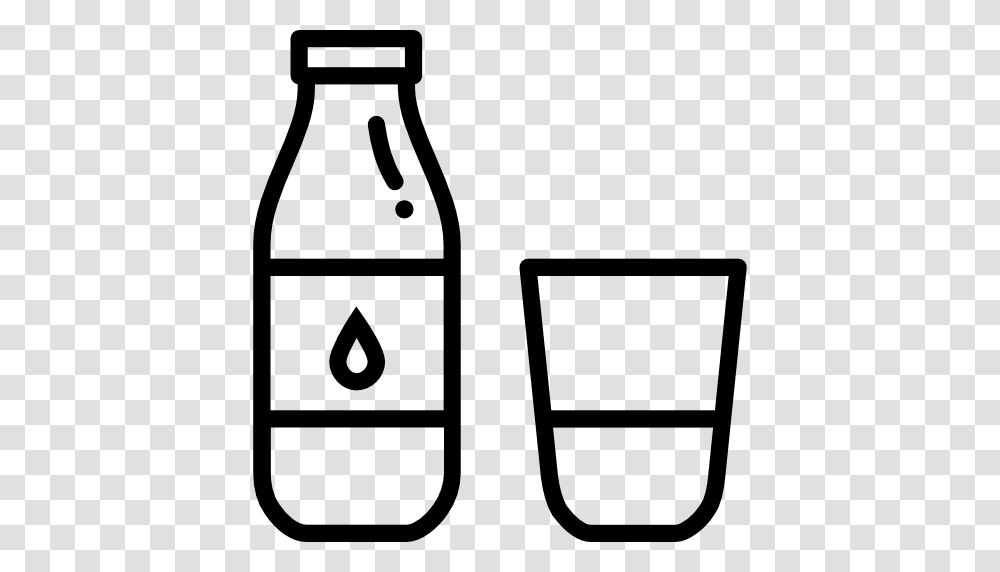 Download Breakfast Milk Icon Clipart Milk Breakfast Clip Art, Bottle, Label, Beverage Transparent Png