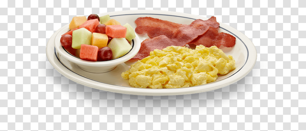 Download Breakfast Photo Breakfast, Dish, Meal, Food, Pork Transparent Png