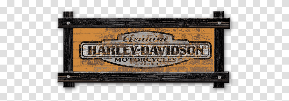 Download Brick Textured Genuine Harley Davidson Logo With Lotus 88, Symbol, Trademark, Buckle, Emblem Transparent Png