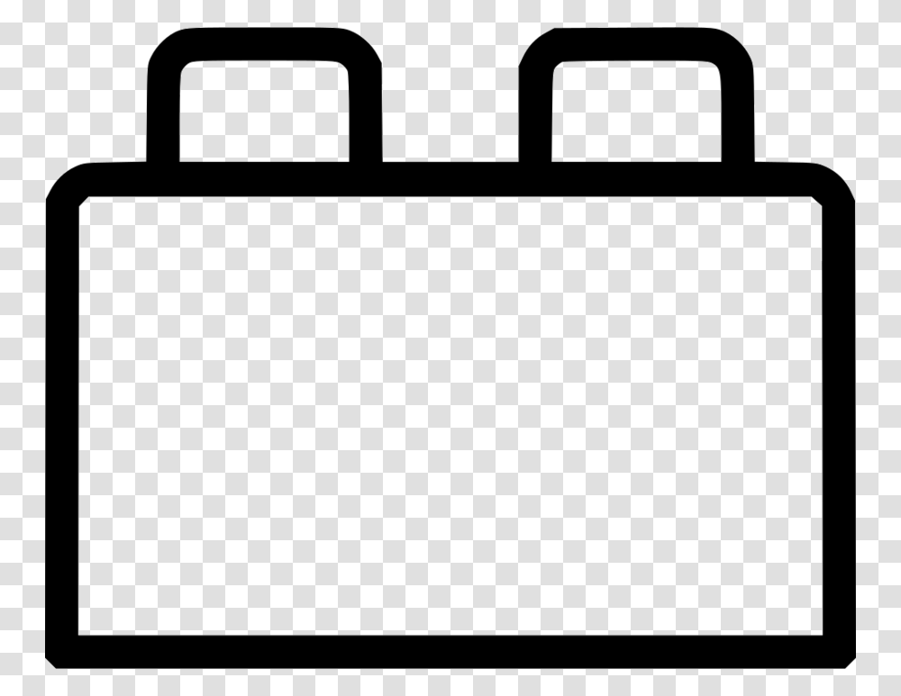 Download Briefcase Outline Clipart Briefcase Illustration Black, Bag Transparent Png