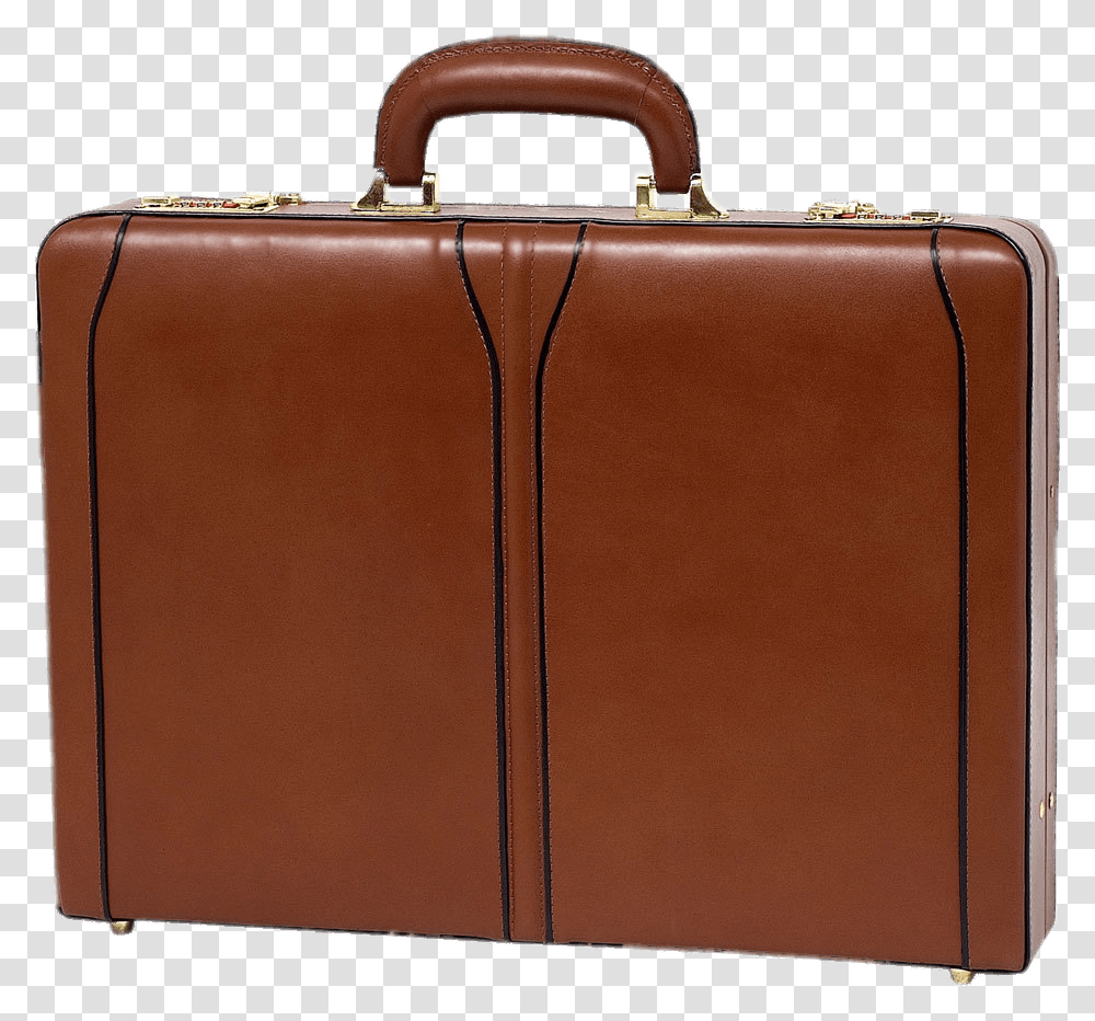 Download Brown Briefcase Image Briefcase, Bag, Luggage, Handbag, Accessories Transparent Png