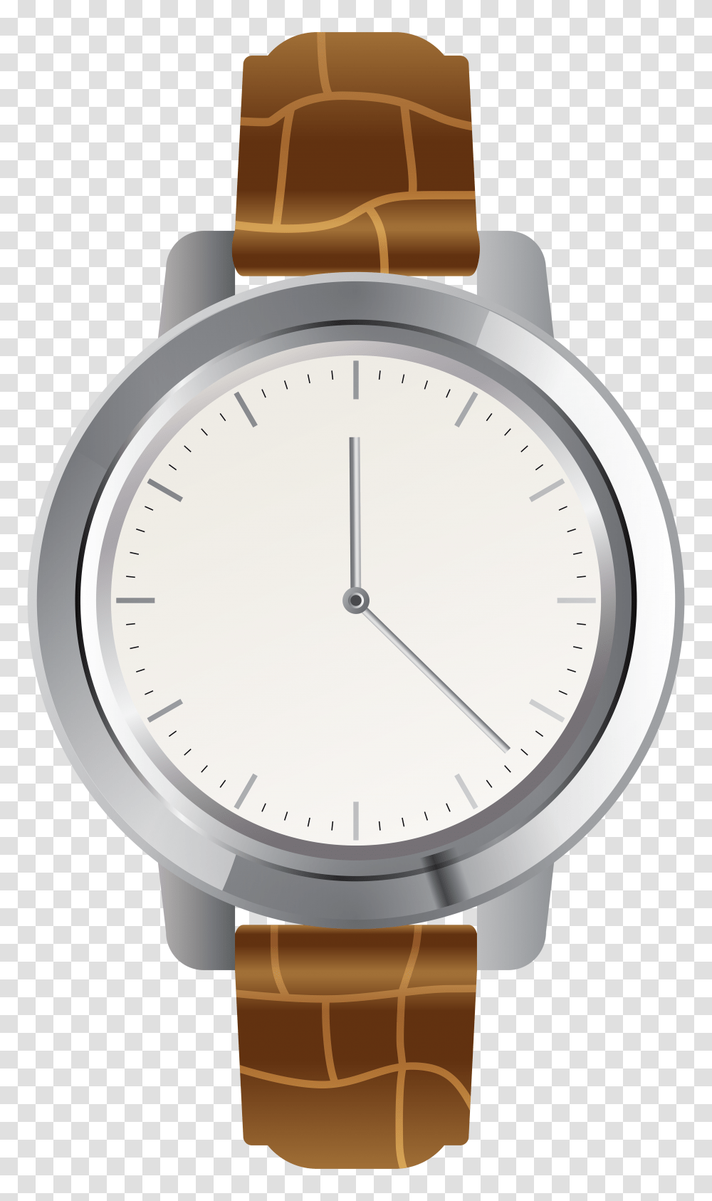 Download Brown Wrist Watch Clip Art Background Watch Clipart, Wristwatch, Analog Clock, Clock Tower, Architecture Transparent Png