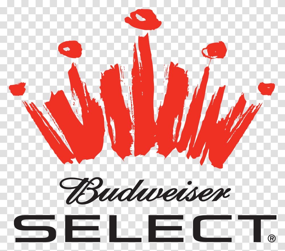 Download Budweiser Logo Wallpapers Budweiser Select Crown Budweiser Select 55, Text, Poster, Advertisement, Graphics Transparent Png