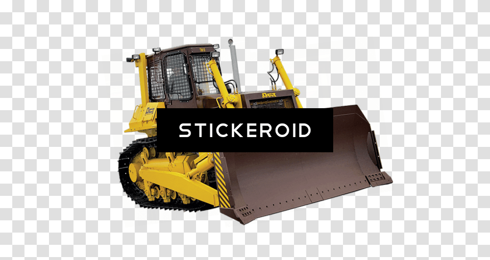 Download Bulldozer Image With No Bulldozer, Tractor, Vehicle, Transportation, Snowplow Transparent Png