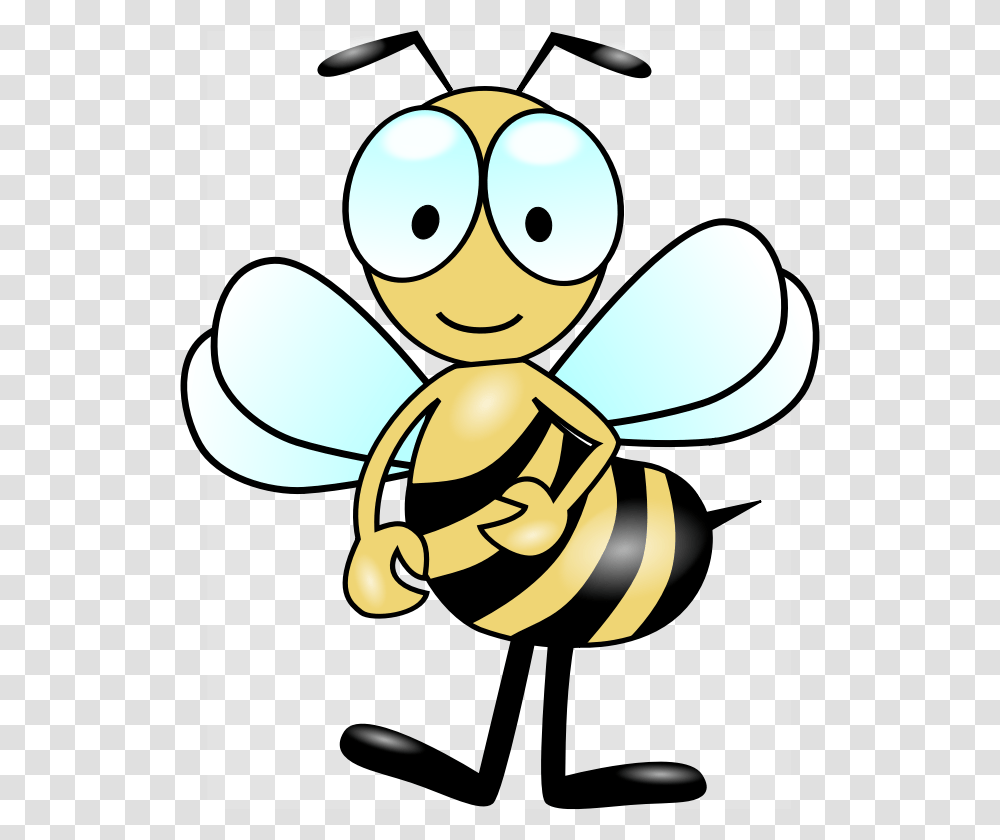 Download Bumble Bee Free Clip Art Clipart Bee Clip Art Bee, Invertebrate, Animal, Insect, Honey Bee Transparent Png