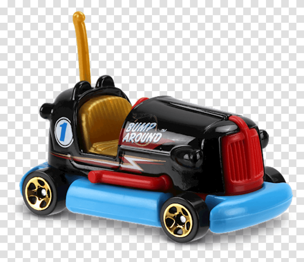 Download Bump Around In Black Hw Fun Park Car Collector Model Car, Kart, Vehicle, Transportation, Lawn Mower Transparent Png