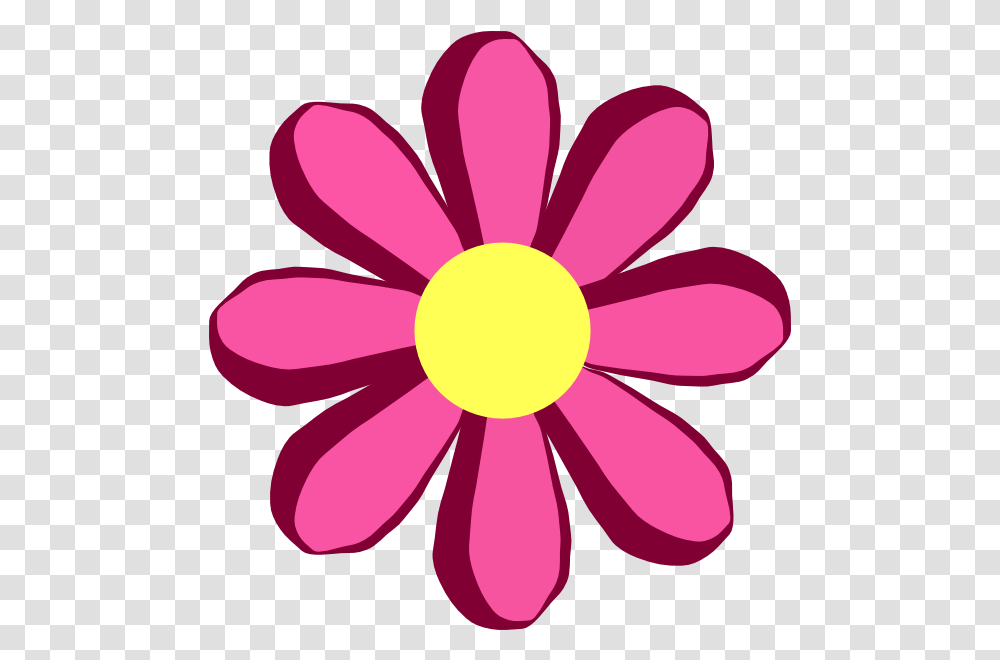 Download Bunga Warna Pink Animasi Hd Uokplrs Green Clipart Flower, Daisy, Plant, Daisies, Blossom Transparent Png