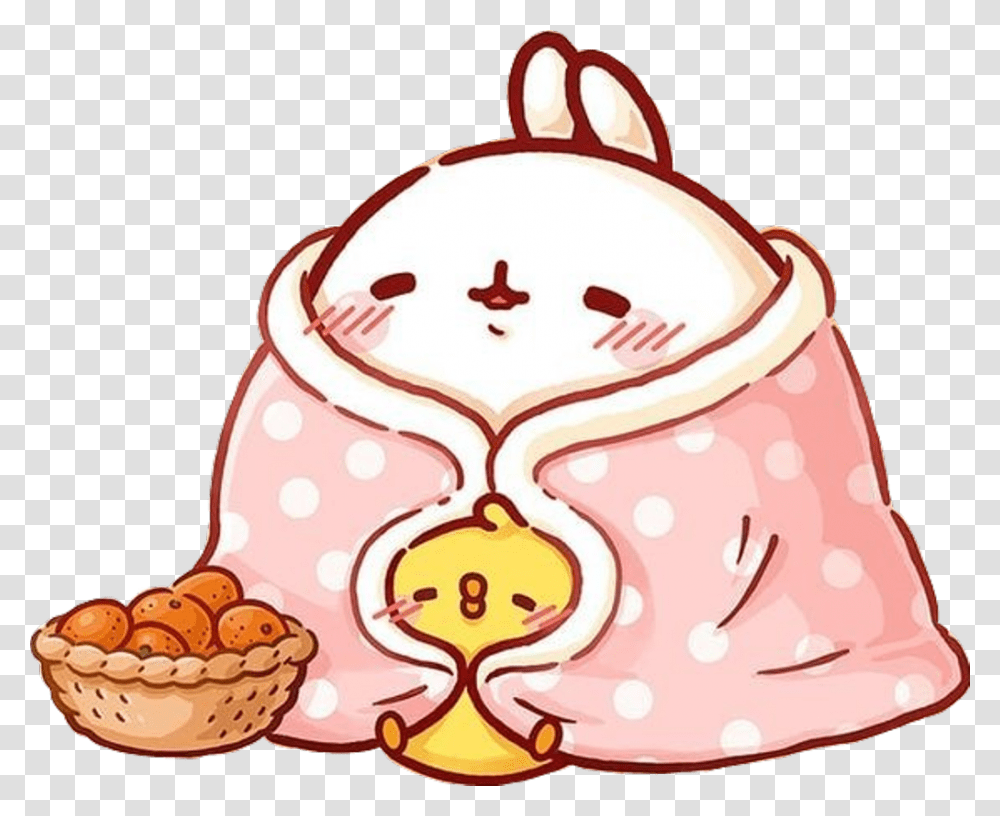 Download Bunny Molang, Birthday Cake, Dessert, Food, Sweets Transparent Png