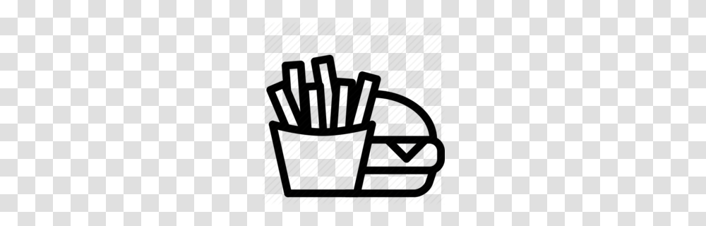 Download Burger And Fries Icon Clipart Hamburger French Fries Clip Art, Label, Handwriting, Alphabet Transparent Png