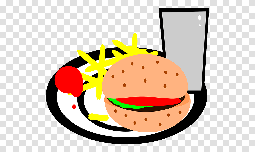 Download Burgers And Fries Clipart Hamburger French Fries, Food, Birthday Cake, Dessert, Lunch Transparent Png