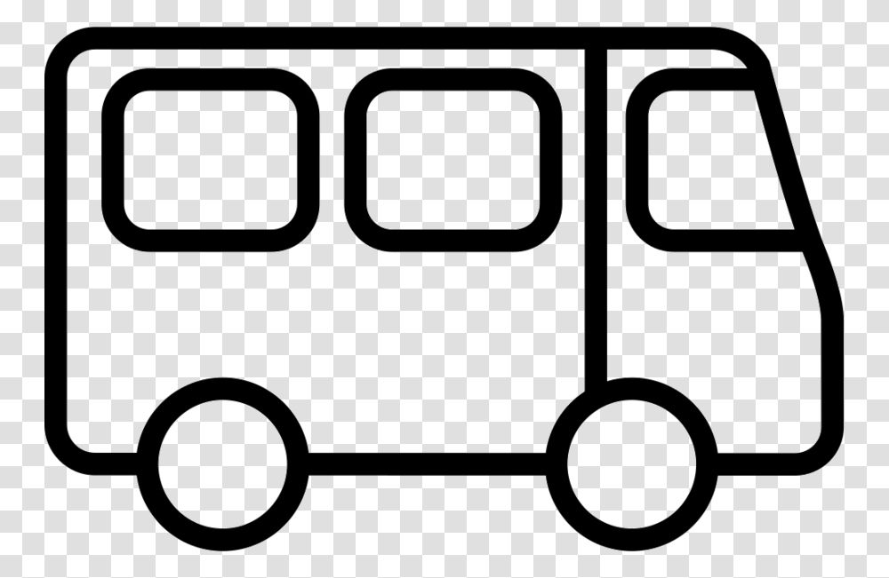 Download Bus Outline Icon Clipart Bus Computer Icons Clip Art, Cooktop, Indoors, Wall, Silhouette Transparent Png