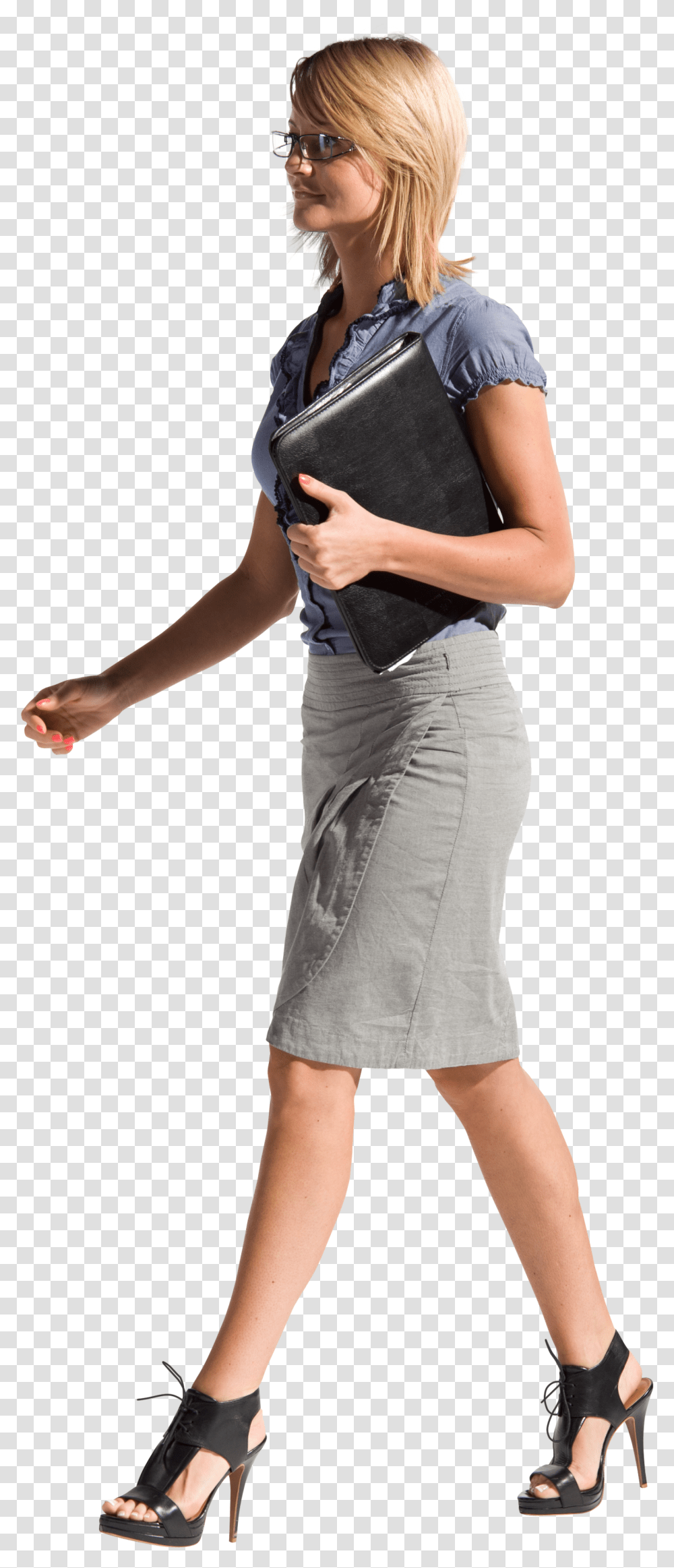Download Business People Walking Business Woman Walking, Clothing, Person, Female, Dress Transparent Png