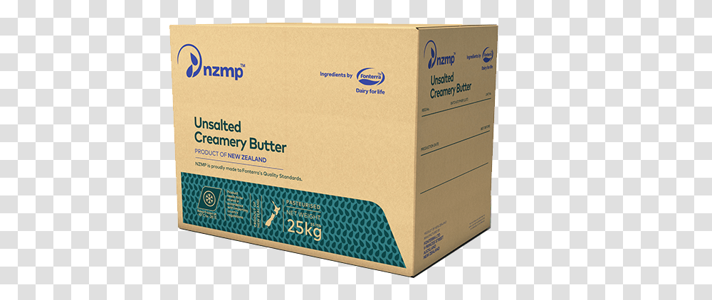 Download Butter Fonterra New Zealand Butter Hd Carton, Cardboard, Box, Package Delivery, Text Transparent Png