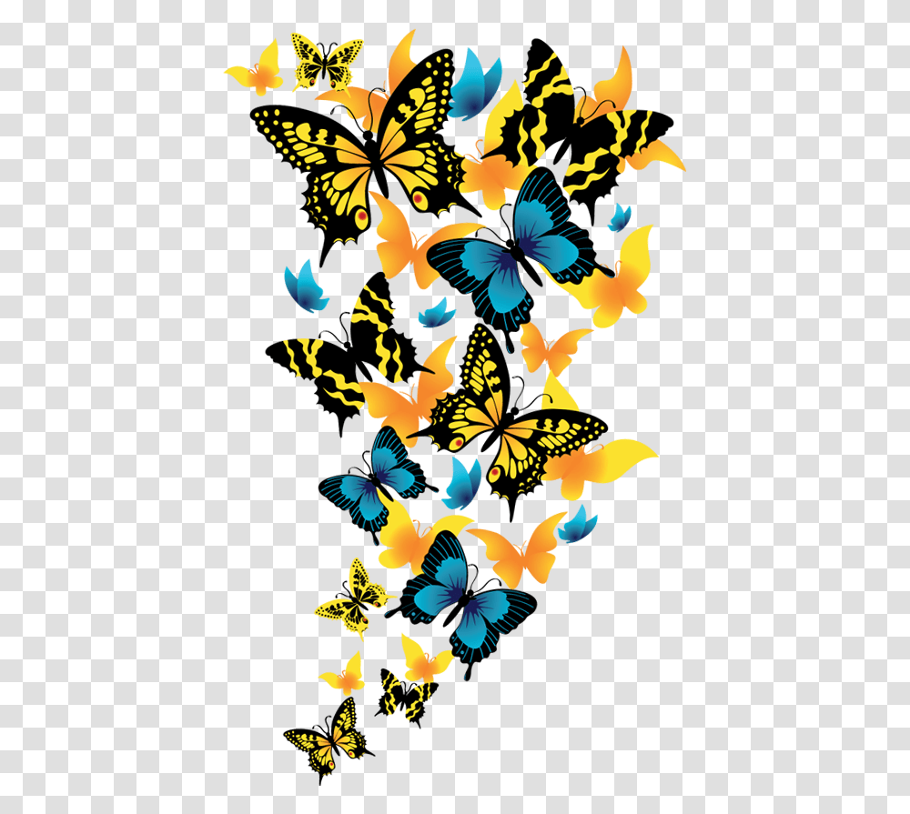 Download Butterflies Flying Background Image Background Butterfly, Graphics, Art, Floral Design, Pattern Transparent Png