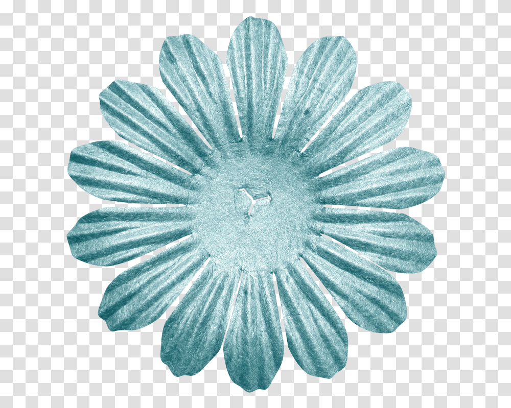 Download Button Flowers Paper Flower Stencils African Daisy, Plant, Blossom, Ice, Outdoors Transparent Png