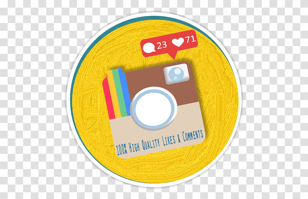 Download Buy Like Comments Instagram Instagram Image Circle, Label, Text, Mat, Mousepad Transparent Png
