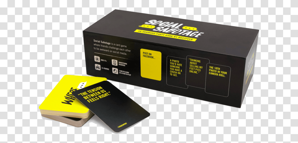 Download Buzzfeed Those People That Steal Content Online Social Sabotage Card Game, Adapter, Electronics, Box, Machine Transparent Png