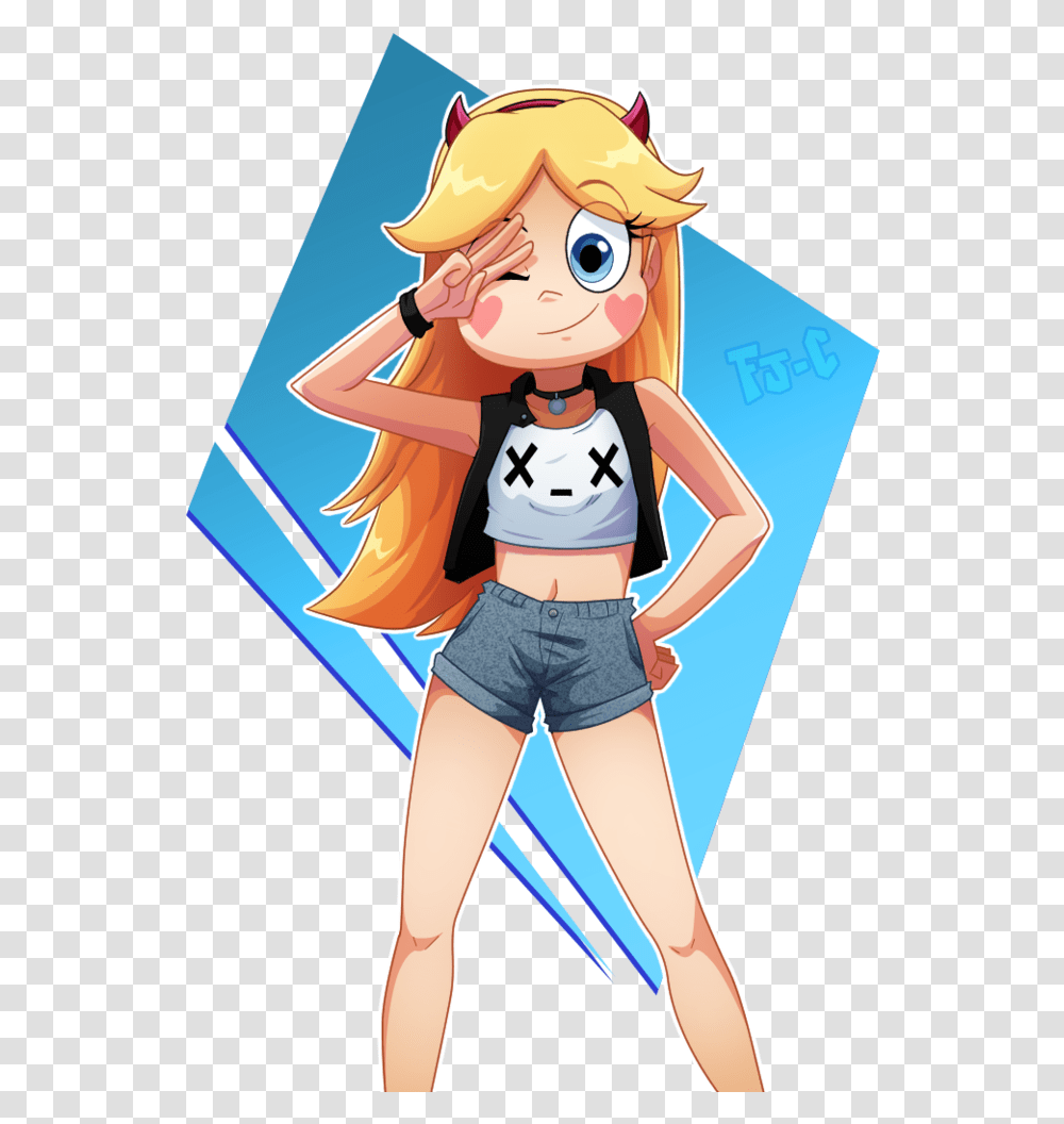 Download By Fj C Star Butterfly Anime 18 Full Size Anime Star Butterfly Fanart, Person, Female, Clothing, Blonde Transparent Png