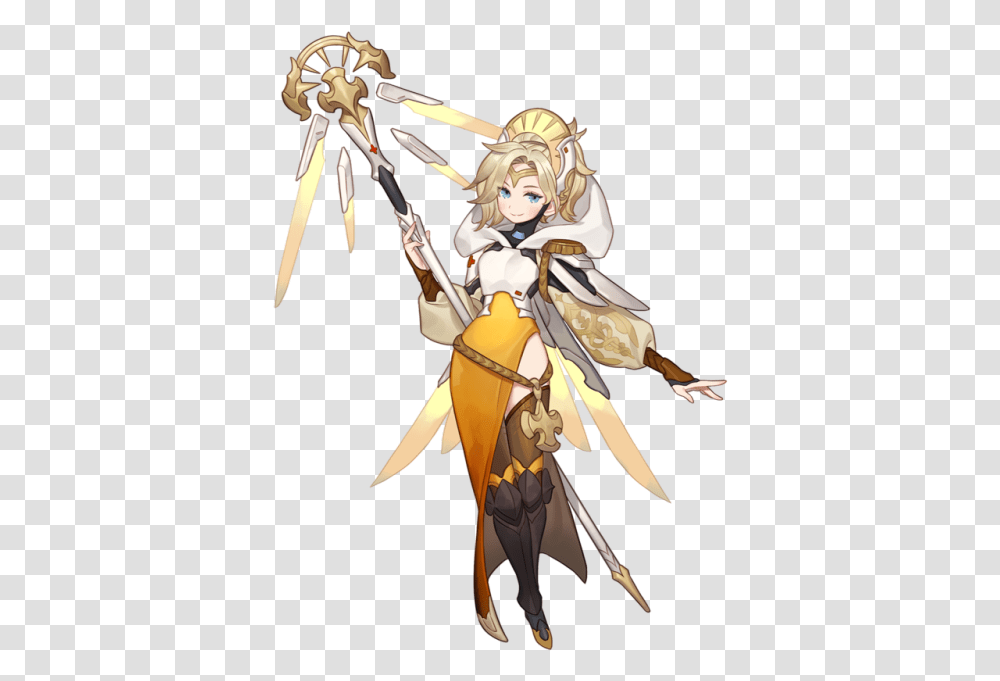 Download By Yomieeee Tumblr Com Anime Mercy Overwatch Overwatch Mercy Fanart, Person, Human, Manga, Comics Transparent Png