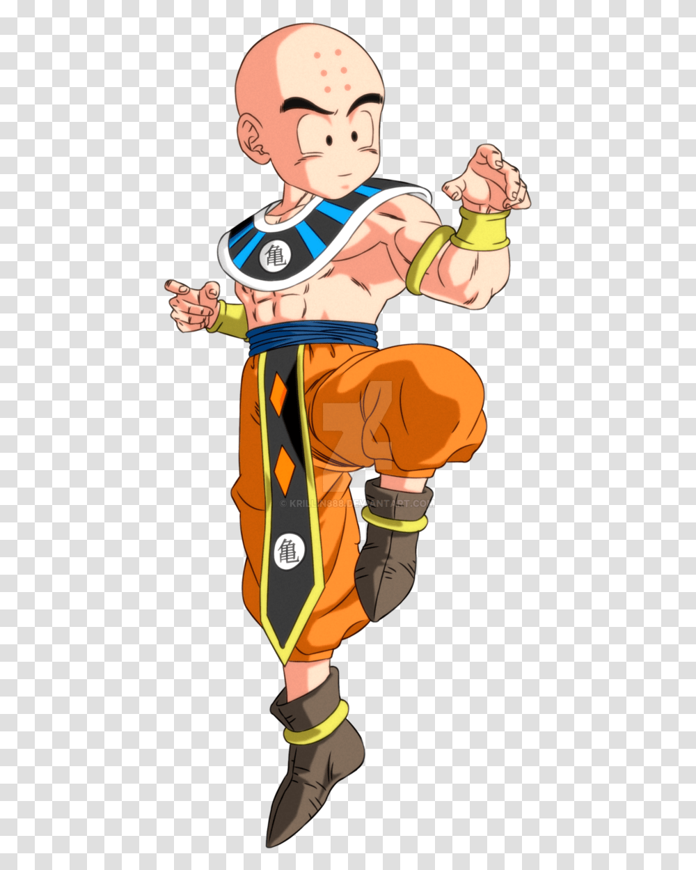 Download C Kr Ntrt Dragon Ball God Of Destruction Krillin, Person, Human, Fireman, Hand Transparent Png