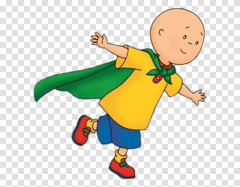 Download Caillou Superman Clipart Photo Anime Memes One Punch Man, Person, Costume, Cape Transparent Png