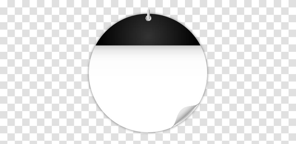 Download Calendar Black Circle Calendar Date Icon Solid, Lamp, Lighting, Light Fixture, Mirror Transparent Png