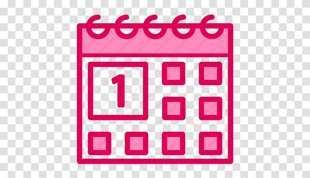 Download Calendar Vector Icon Dot, Text, Number, Symbol, Scoreboard Transparent Png