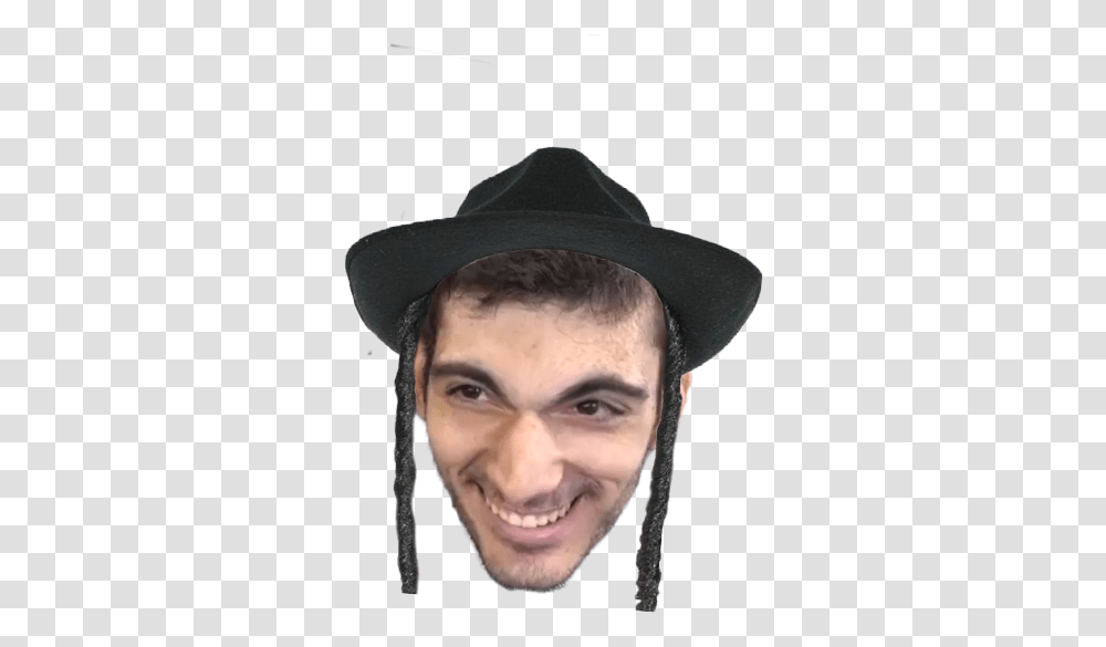 Download Calling All Emotes Purplejew Ice Poseidon Emote, Face, Person, Apparel Transparent Png