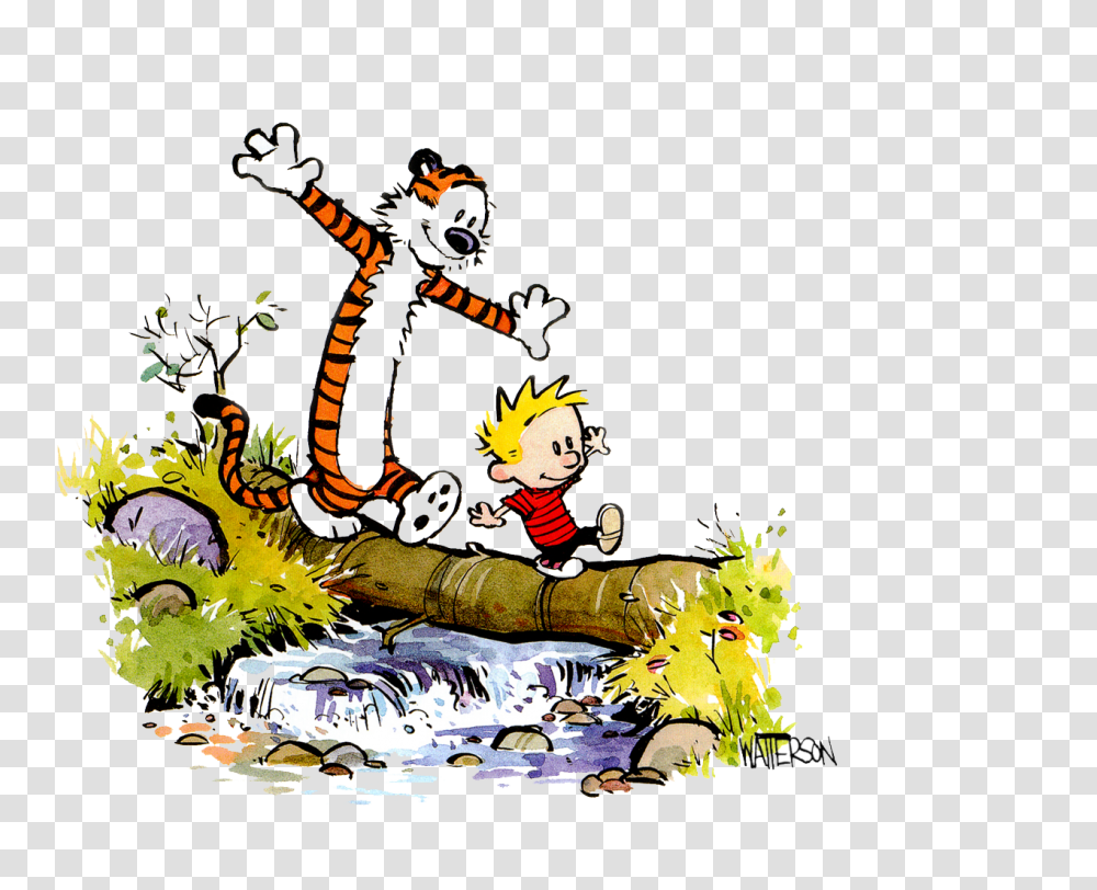 Download Calvin And Hobbes Image Hq Image Freepngimg, Doodle, Drawing, Person Transparent Png