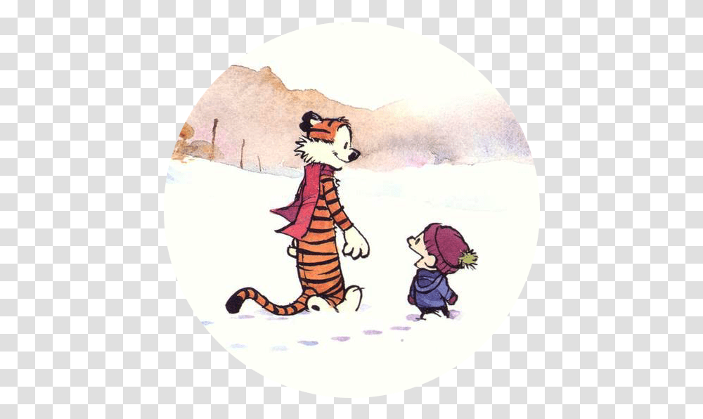 Download Calvin Hobbes Iphone Case Are Made Of Calvin And Hobbes Snow, Person, Art, Costume, Clothing Transparent Png