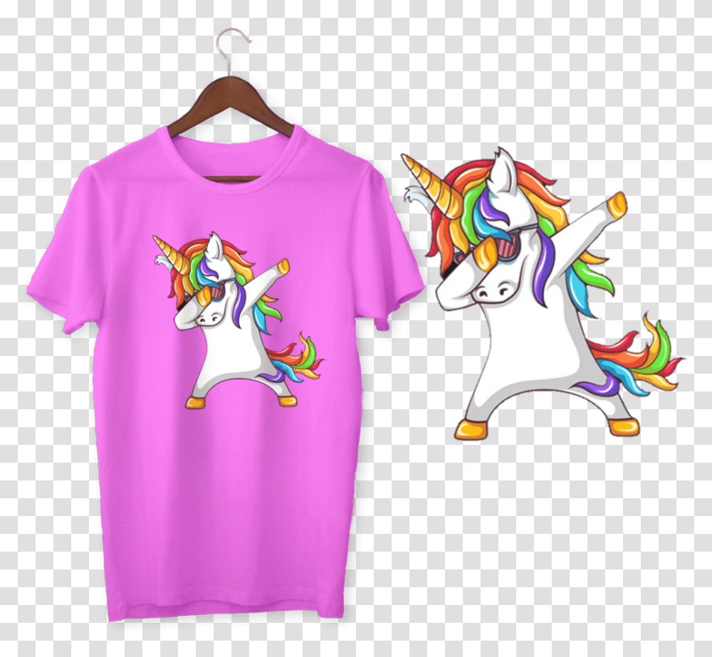 Download Camiseta Dabbing Unicorn Na Animals Dabbing, Clothing, Apparel, T-Shirt, Horse Transparent Png
