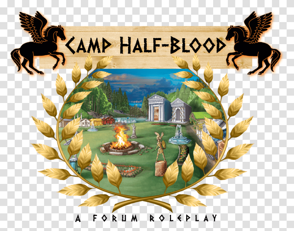 Download Camp Half Blood Illustration, Painting, Flame, Fire, Poster Transparent Png