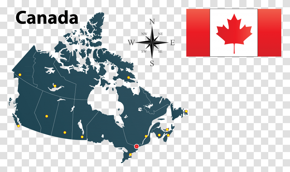 Download Canada Image For Free Map Of Canada With Compass, Diagram, Plot, Atlas Transparent Png